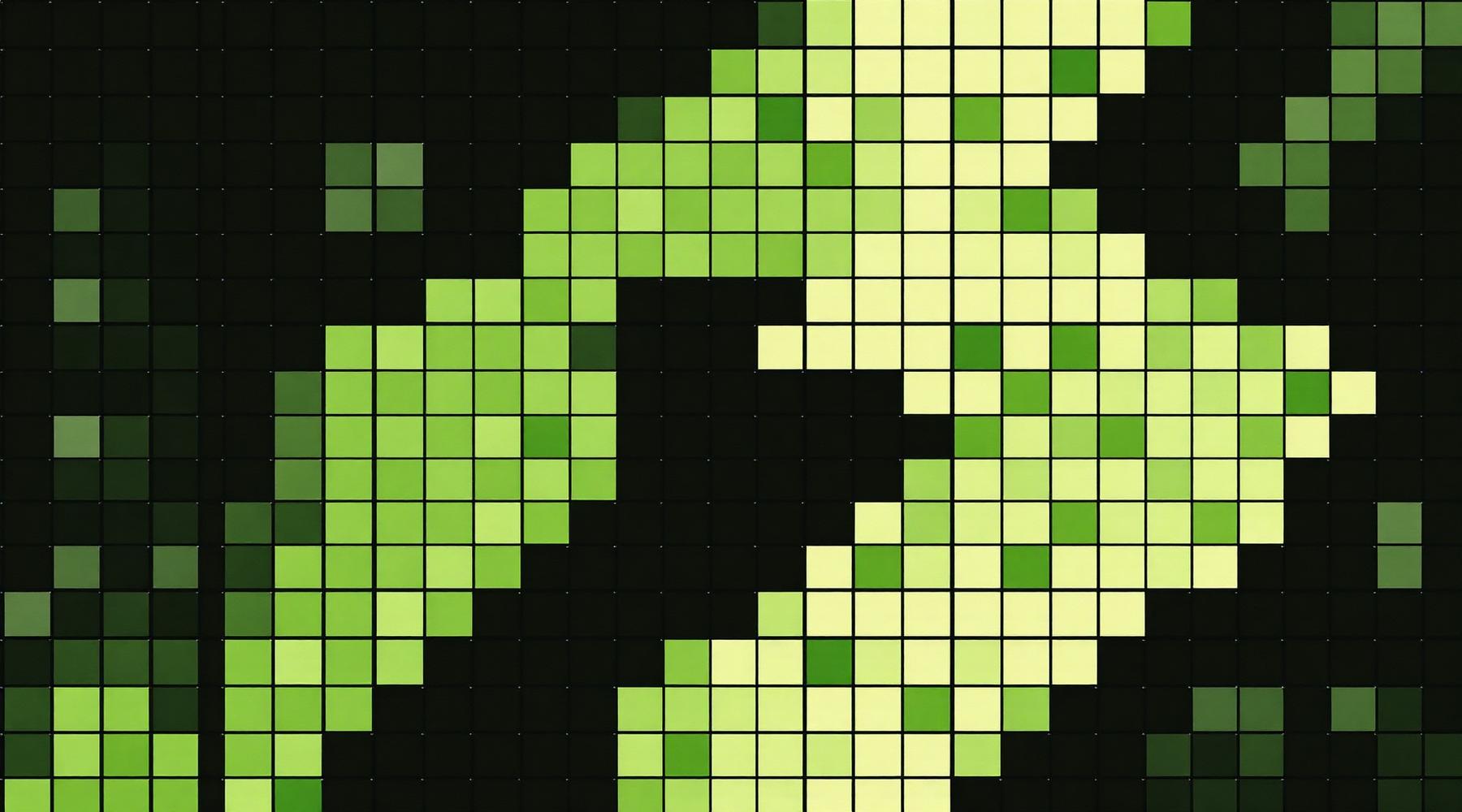 Defect severity matrix rendered as a grid of coloured cells